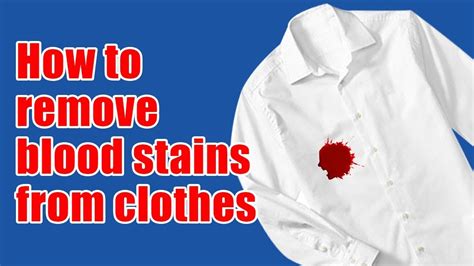 how to remove fake blood stains on clothes|blood in clothing remove tricks.